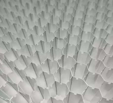 Customized grooved aluminum honeycomb core slotted for composite panel