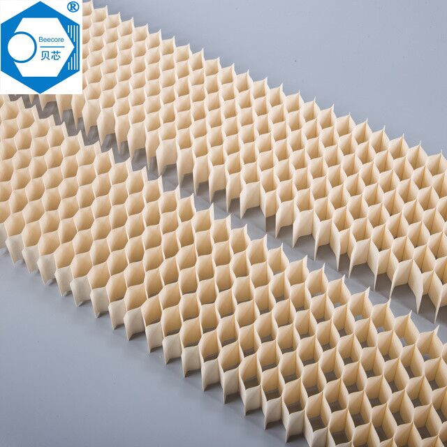 Fire Resistant Paper Honeycomb Core 900x2400mm For Furniture And Door Filling
