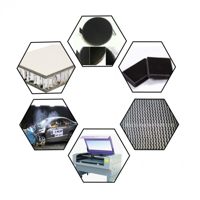 Building Industry Aluminum Honeycomb Cores 1200x2400mm High Strength 0